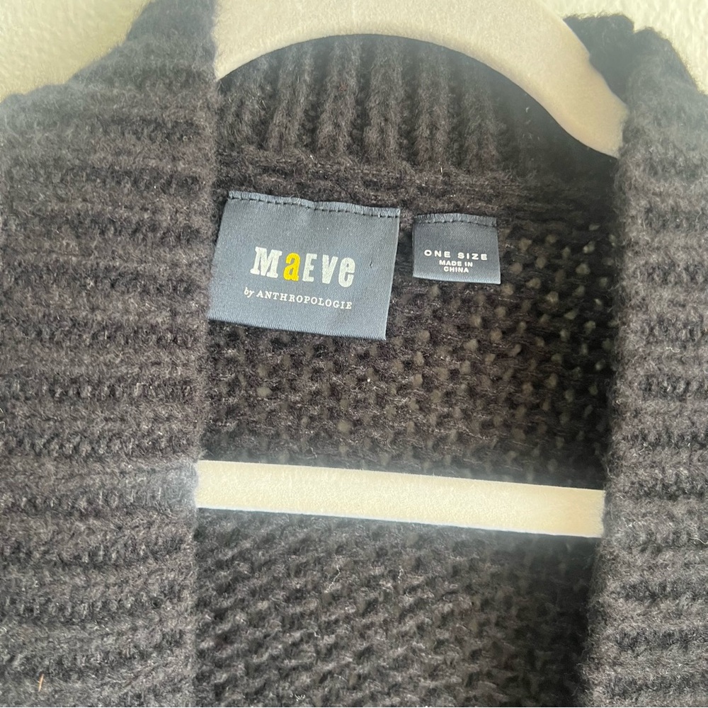 Anthropologie Maeve Black Varsity Cardigan Sweater with 3D Cherry
O/S NWOT - Picture 11 of 12